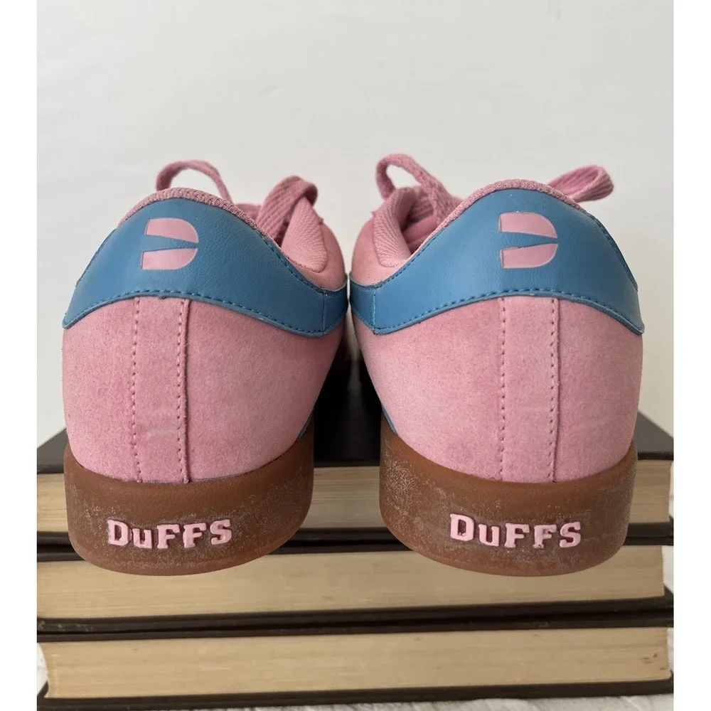 Vintage Duff's Matt Hensley The Gambler Light Pink Blue Y2K Skate Shoes Size 9 - Picture 3 of 10